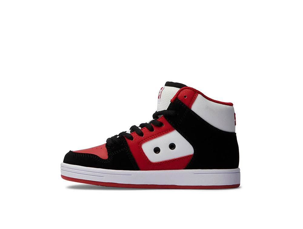 Zapatilla Dc Manteca 4 Hi Cadete Rojo