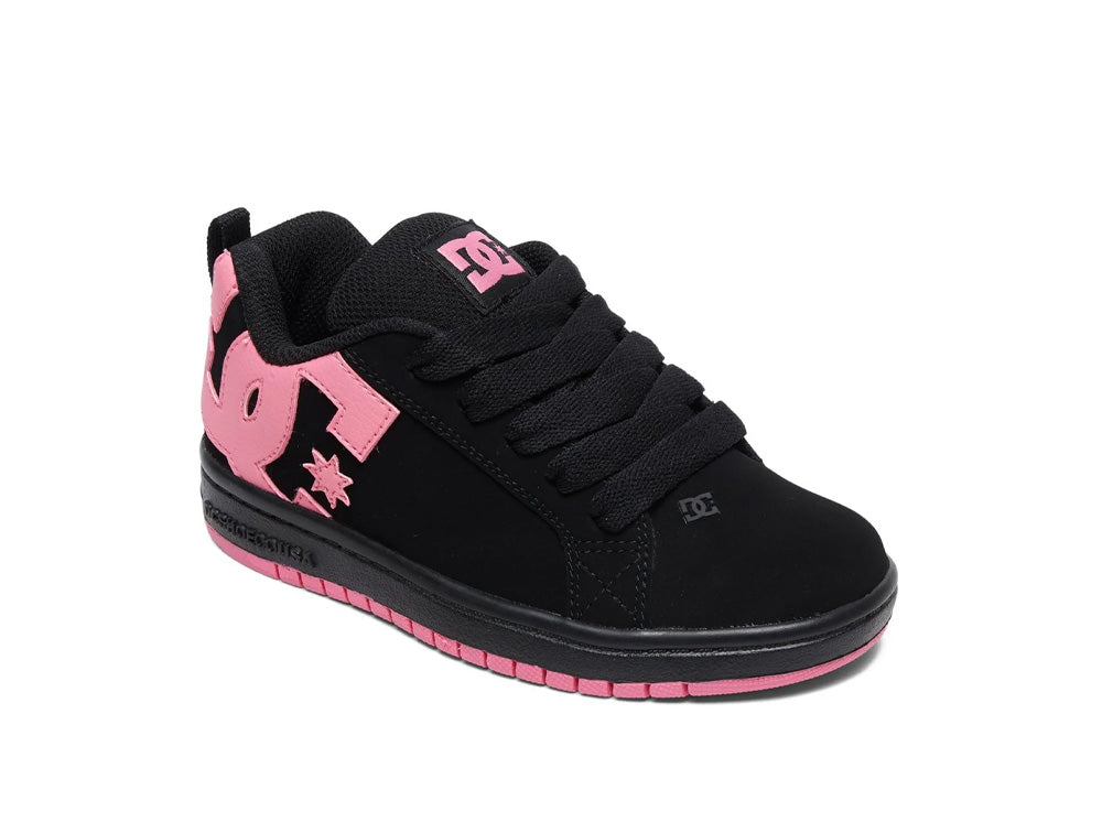 Zapatillas Dc Court Graffik Cadete Negro