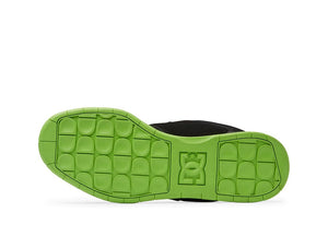 Zapatilla Dc Central Hombre Negro - Suela Negro-Verde