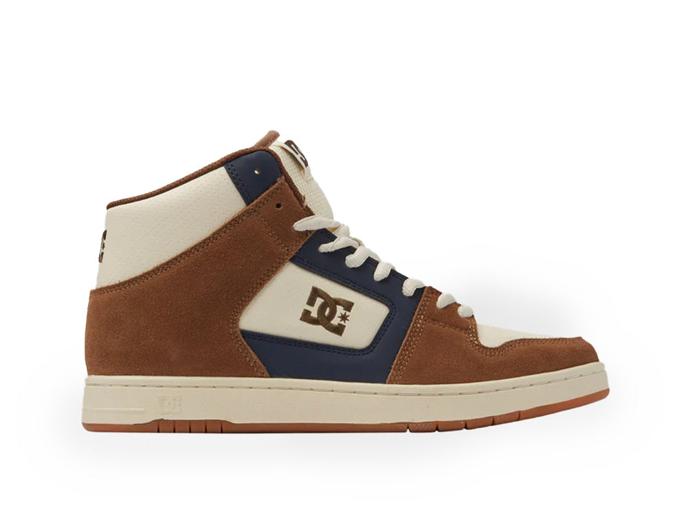 Zapatilla Dc Manteca 4 Hi Hombre Cafe-Beige-Azul