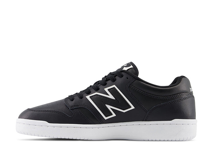 Zapatilla New Balance 480 L Cuero Hombre Negro