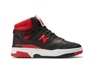 Zapatilla New Balance 650R Cuero Hombre Negro Rojo