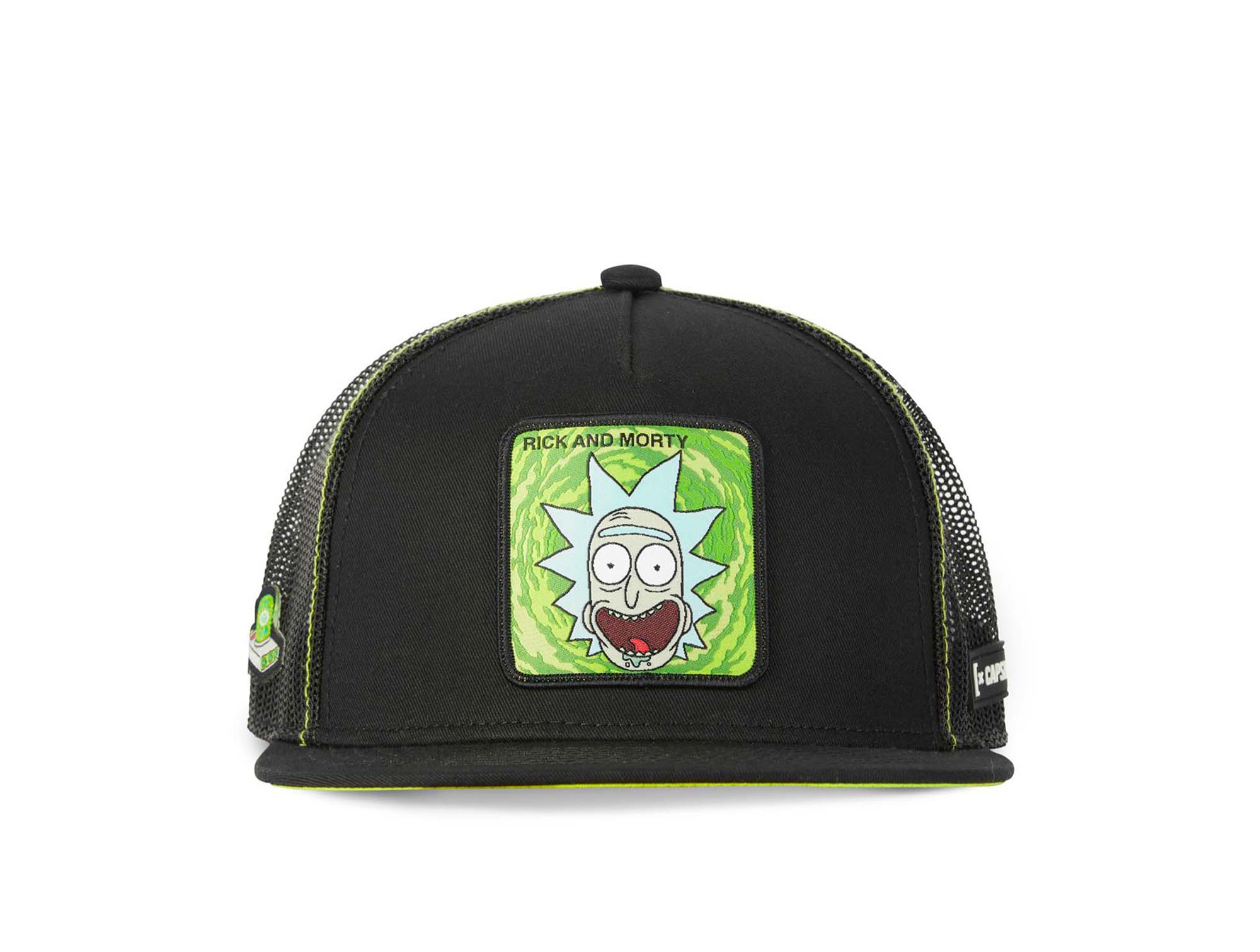 Jockey Capslab Rick Morty Flat Unisex Negro