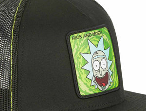 Jockey Capslab Rick Morty Flat Unisex Negro