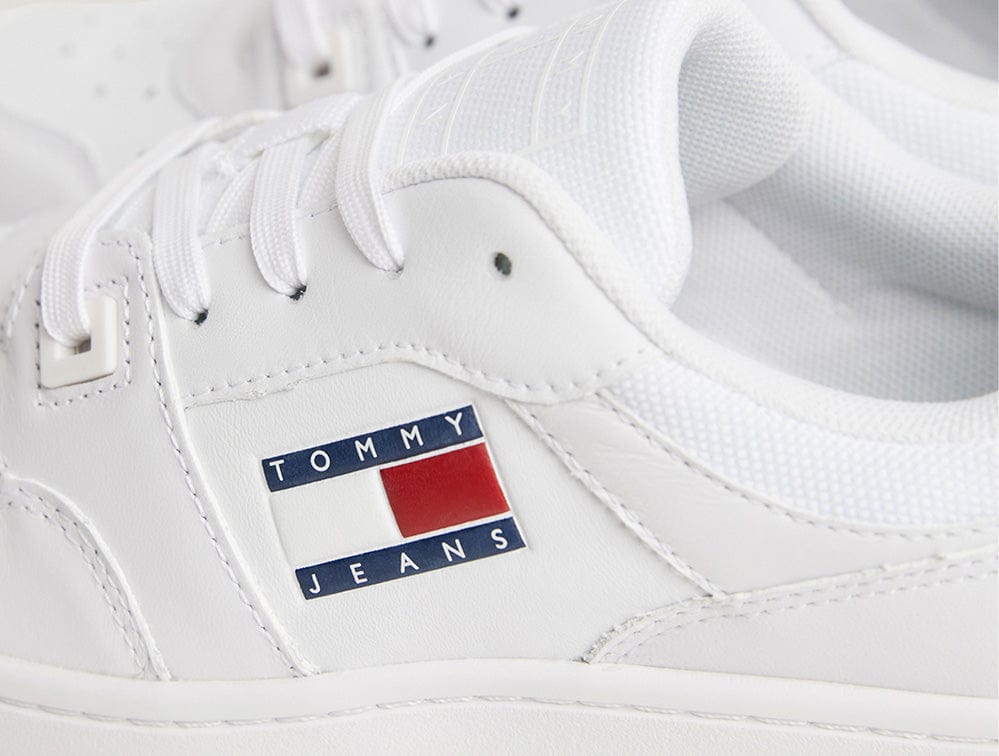 Zapatilla Tommy  Retro Basket Ess Mujer Blanco