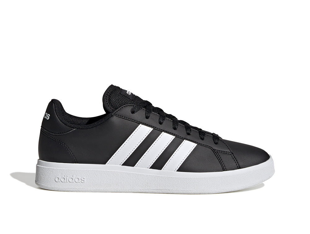 Zapatilla Adidas Grand Court Base 2.0 Hombre Negro - Blanco