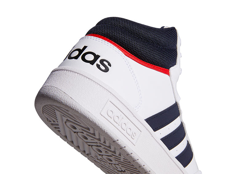 Zapatilla Adidas Hoops 3.0 Vintage Mid Hombre Blanco