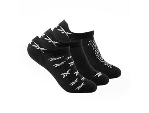 Calcetines Reebok Found W 3P Invisble Unisex Negro