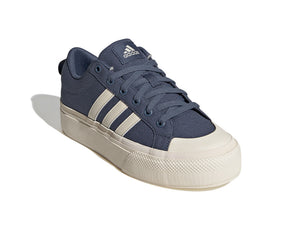 Zapatilla Adidas Bravada 2.0 Plataforma Mujer Azul - Blanco