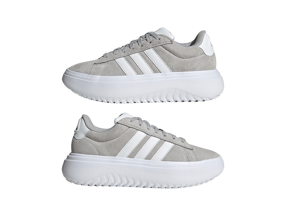 Zapatilla Adidas Grand Court Mujer Gris