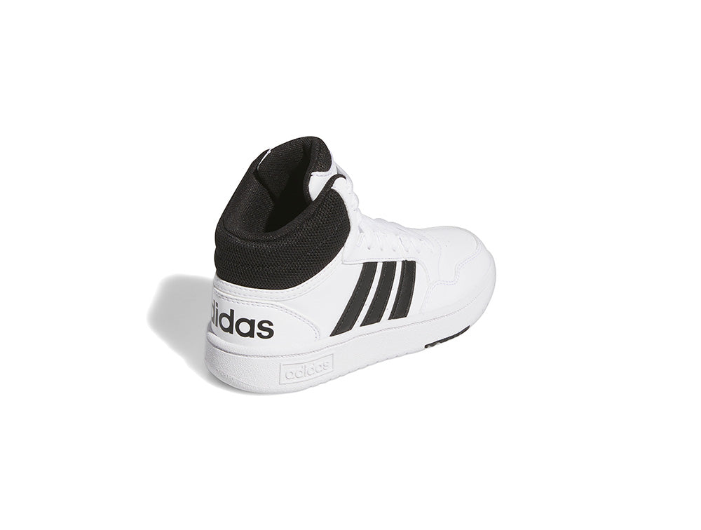 Zapatilla Adidas Hoops 3.0 Mid Junior Blanco