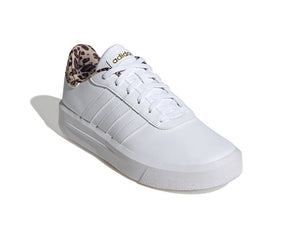 Zapatilla Adidas Court Platform Mujer Blanco - Print