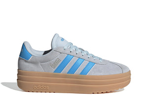 Zapatilla Adidas Vl Court Bold Plataforma Mujer Gris - Celeste - Suela Gum