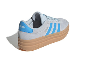 Zapatilla Adidas Vl Court Bold Plataforma Mujer Gris - Celeste - Suela Gum