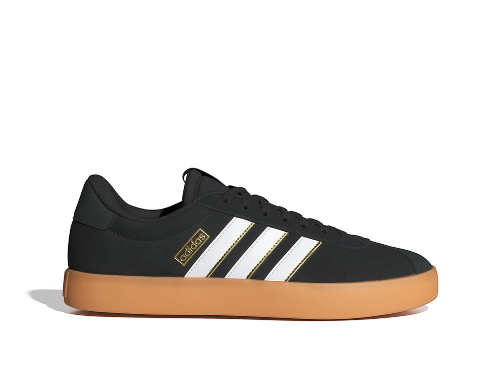 Zapatilla Adidas Vl Court 3.0 Hombre Negro - Blanco - Suela Gum