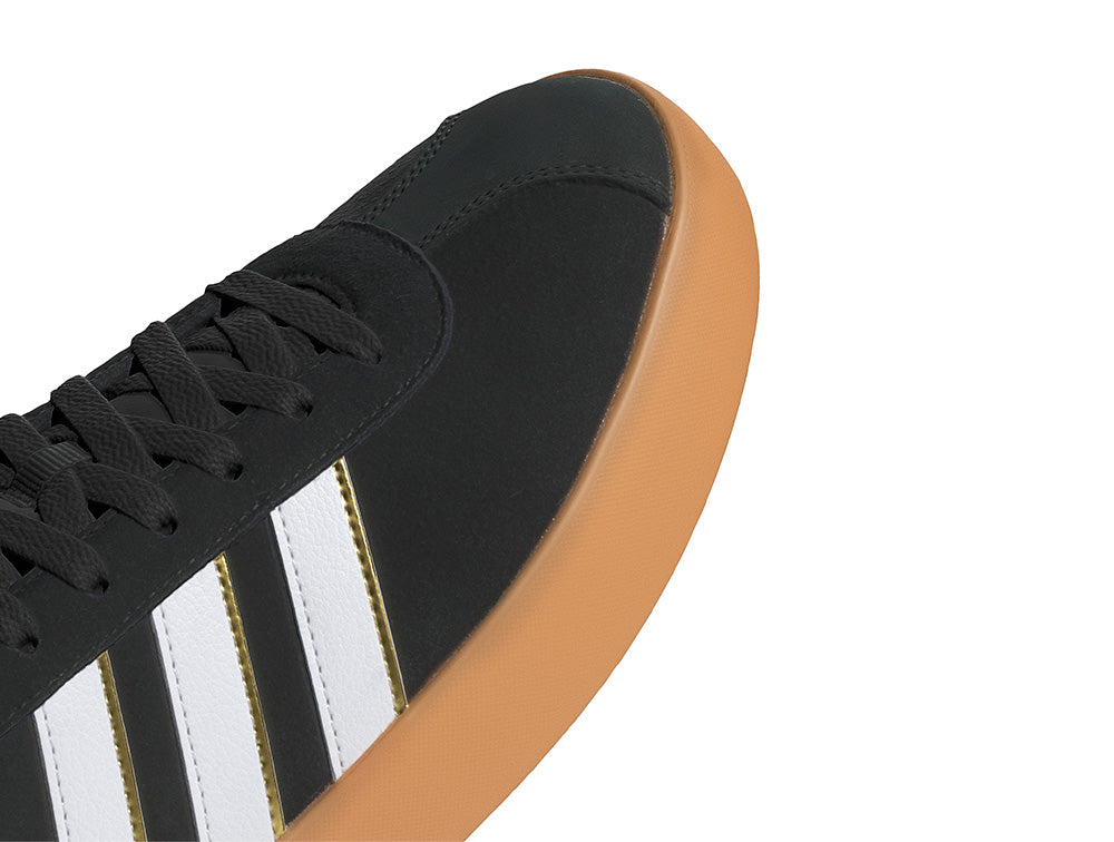 Zapatilla Adidas Vl Court 3.0 Hombre Negro - Blanco - Suela Gum