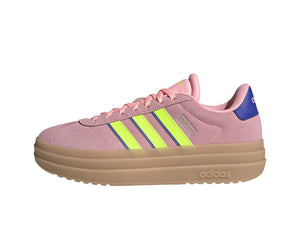 Zapatilla Adidas Vl Court Bold Mujer Rosado - Amarillo - Suela Gum