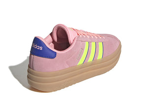 Zapatilla Adidas Vl Court Bold Mujer Rosado - Amarillo - Suela Gum