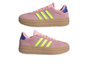 Zapatilla Adidas Vl Court Bold Mujer Rosado - Amarillo - Suela Gum