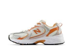 Zapatilla New Balance 530 Unisex Blanco - Naranjo