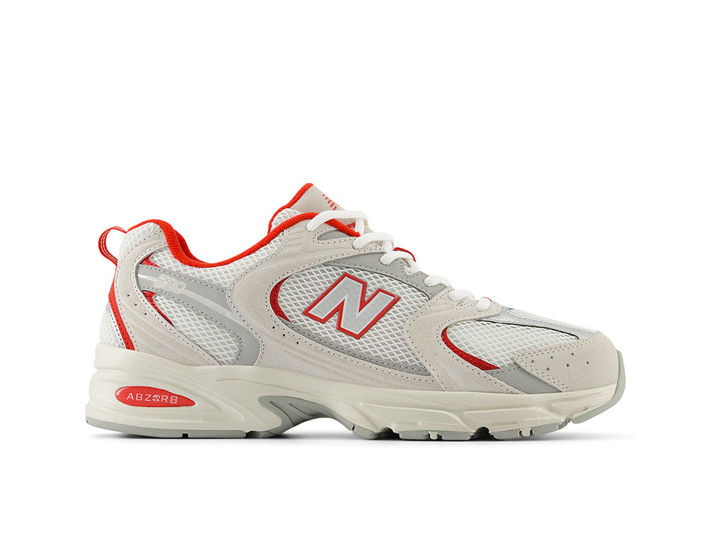 Zapatilla New Balance 530 Unisex Beige Red Real Kicks