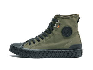 Zapatilla Palladium Palla Ace Mid Hombre Verde - Suela Negro