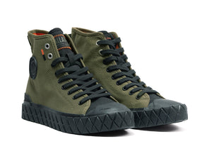 Zapatilla Palladium Palla Ace Mid Hombre Verde - Suela Negro