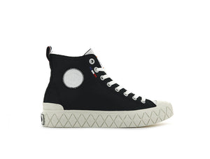 Zapatilla Palladium Palla Ace Mid Cuero Unisex Negro