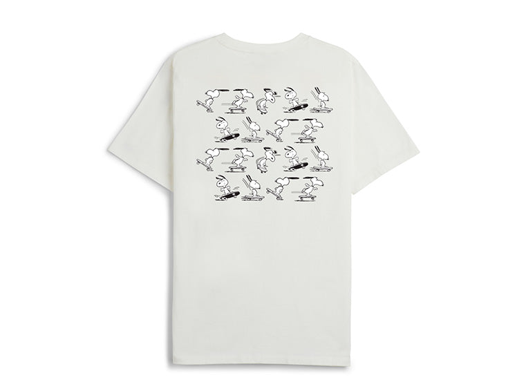 Polera Mc Cariuma Penauts Snoopy Hombre Blanco