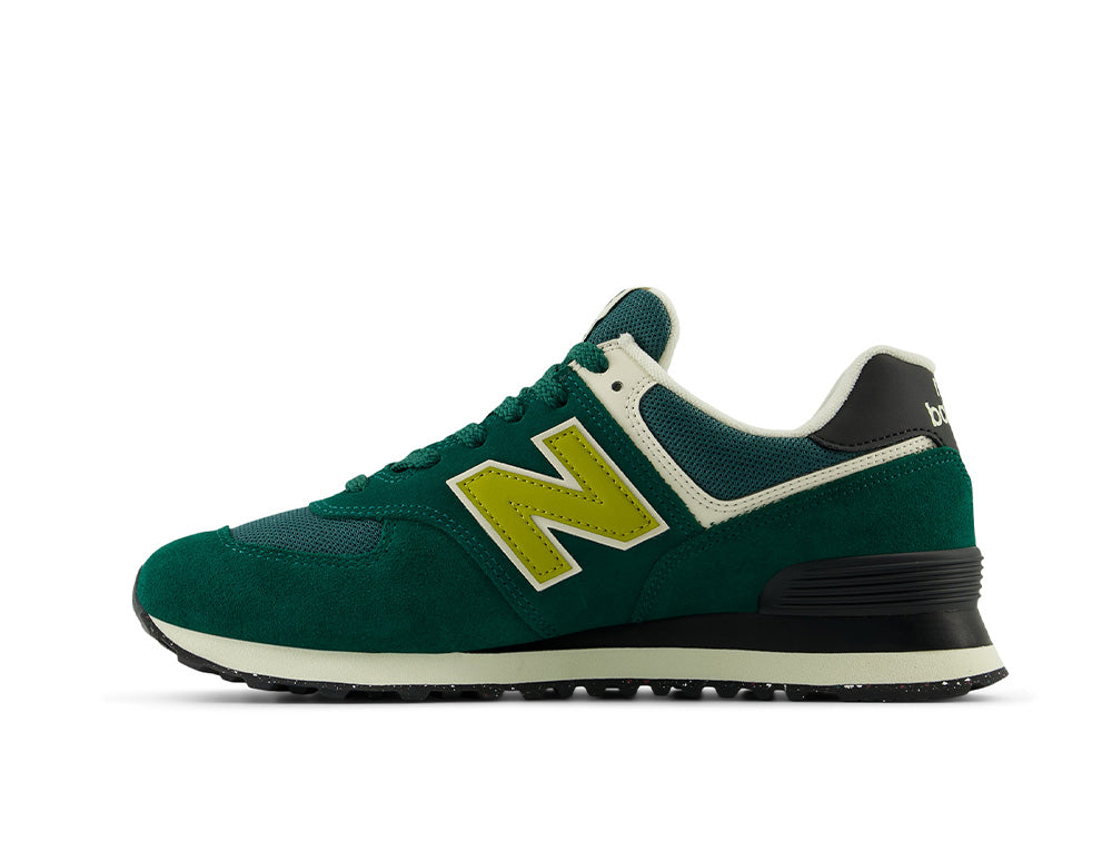 Zapatilla New Balance 574 Hombre Verde - Amarillo - Negro