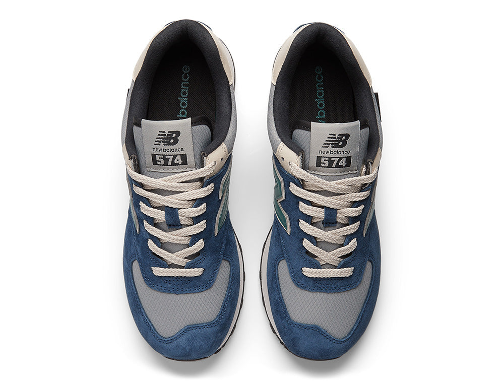 Zapatilla New Balance 474 Hombre Azul Celeste Real Kicks