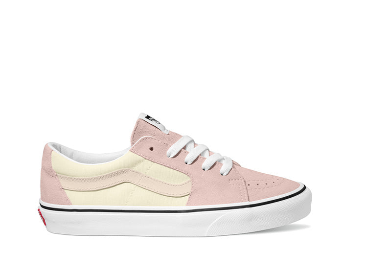 Vans rosas suela discount marron