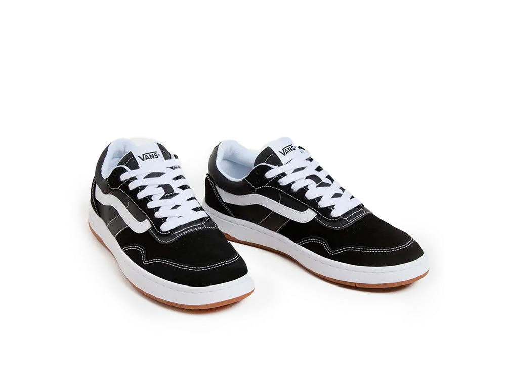 Zapatilla Vans Cruze 3.0 Hombre Negro - Blanco - Suela Blanco Gum