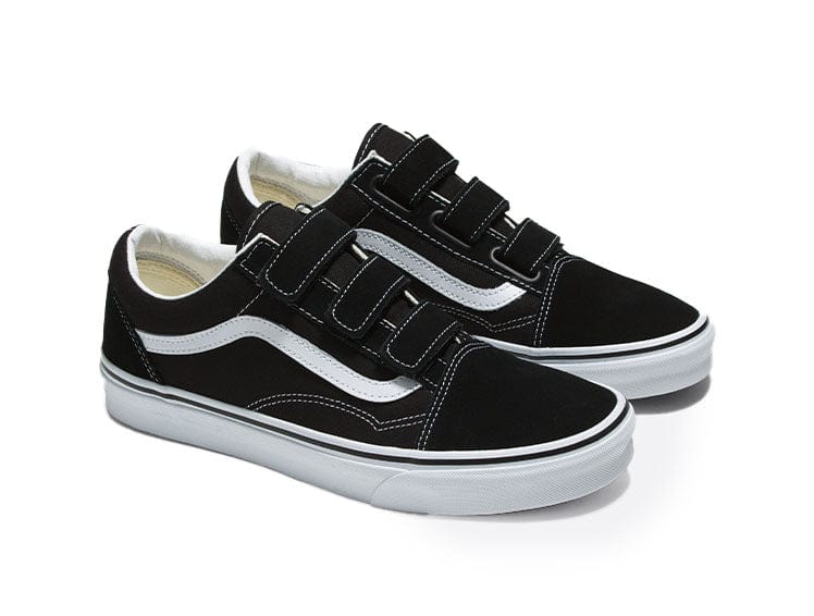 Zapatilla Vans Old Skool Velcro Mujer Negro