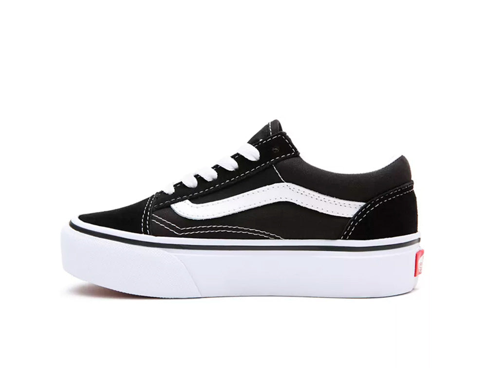 Zapatilla Vans Old Skool Plataforma Junior Negro