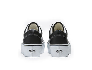 Zapatilla Vans Old Skool Stackform Cuero Mujer Negro