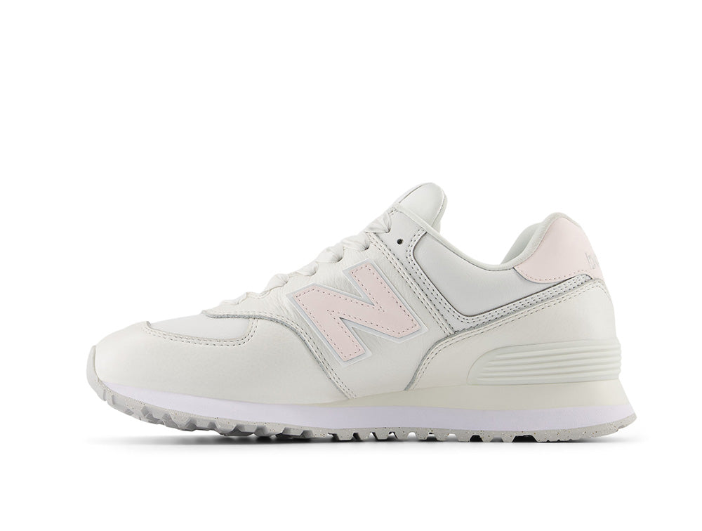 Zapatilla New Balance 574 Mujer Blanco - Rosado