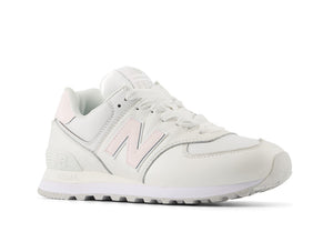 Zapatilla New Balance 574 Mujer Blanco - Rosado