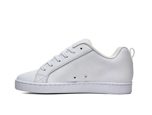 Zapatilla Dc Court Graffik Mujer Mono Blanco