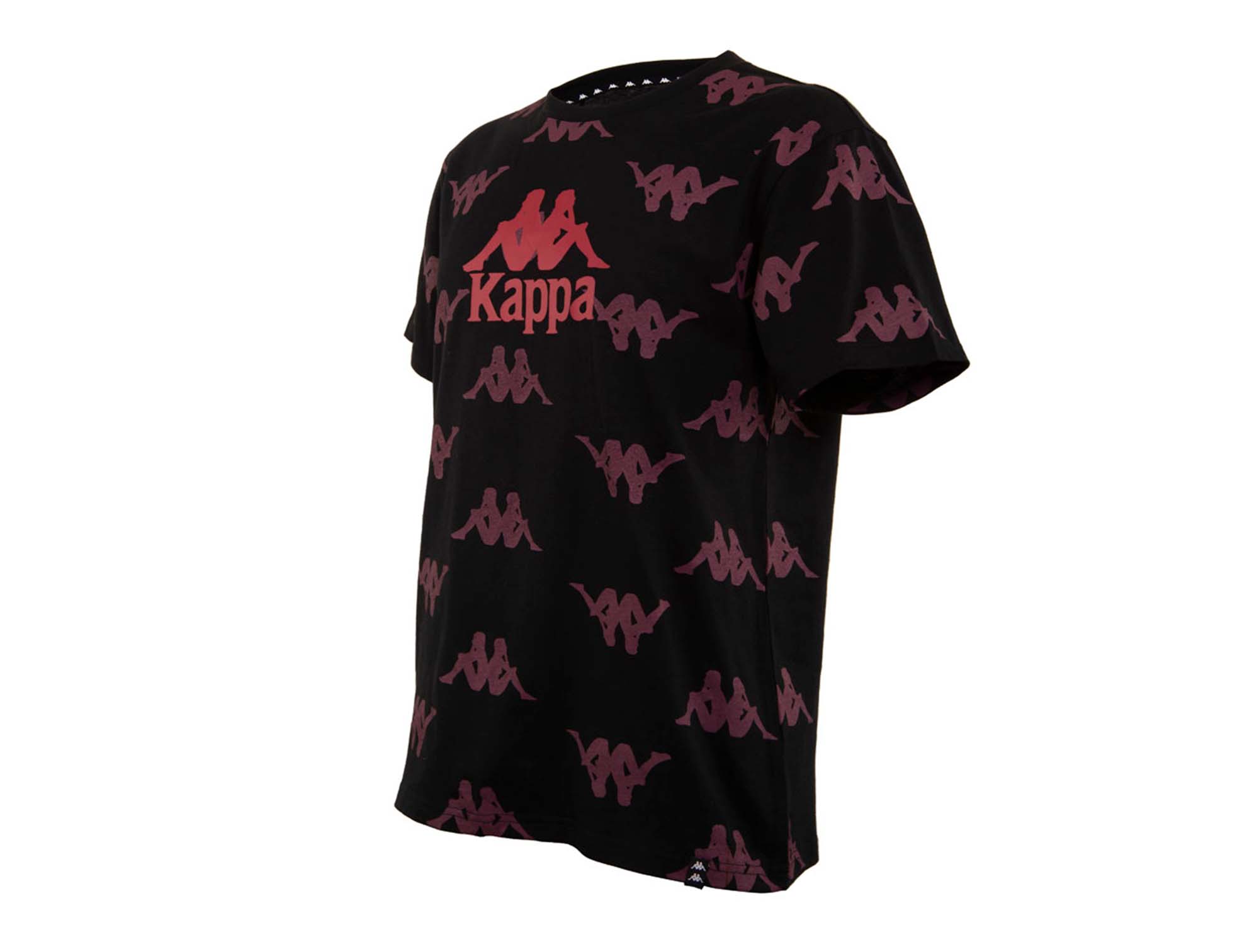 Polera Kappa Hombre Burdeo