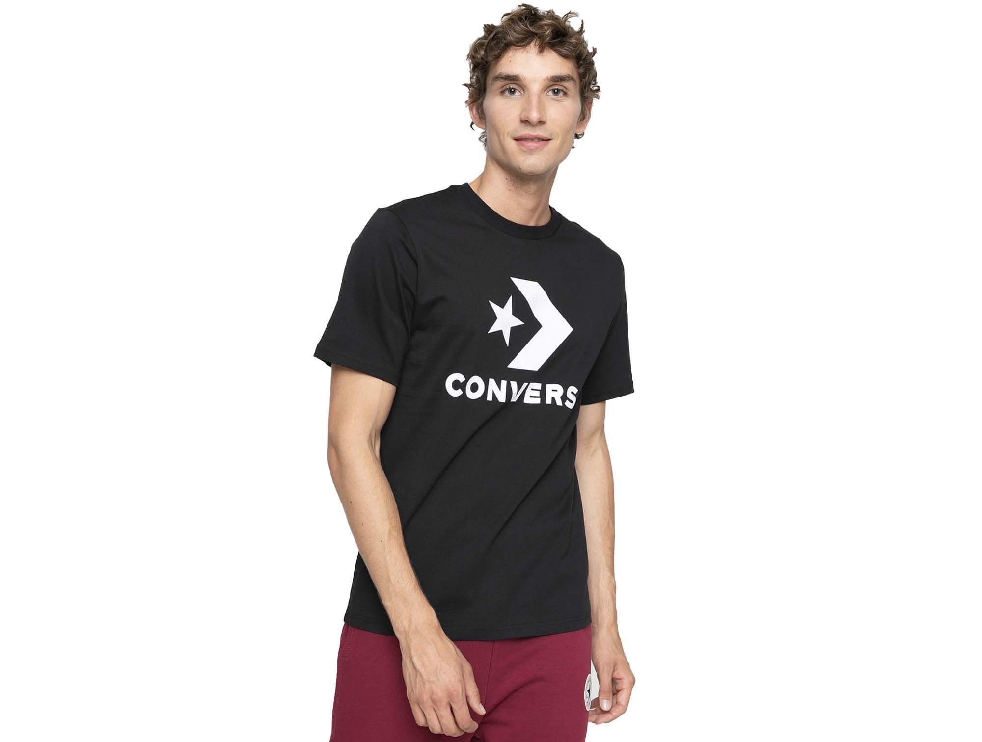 Polera Mc Converse Star Chevron Hombre Negro