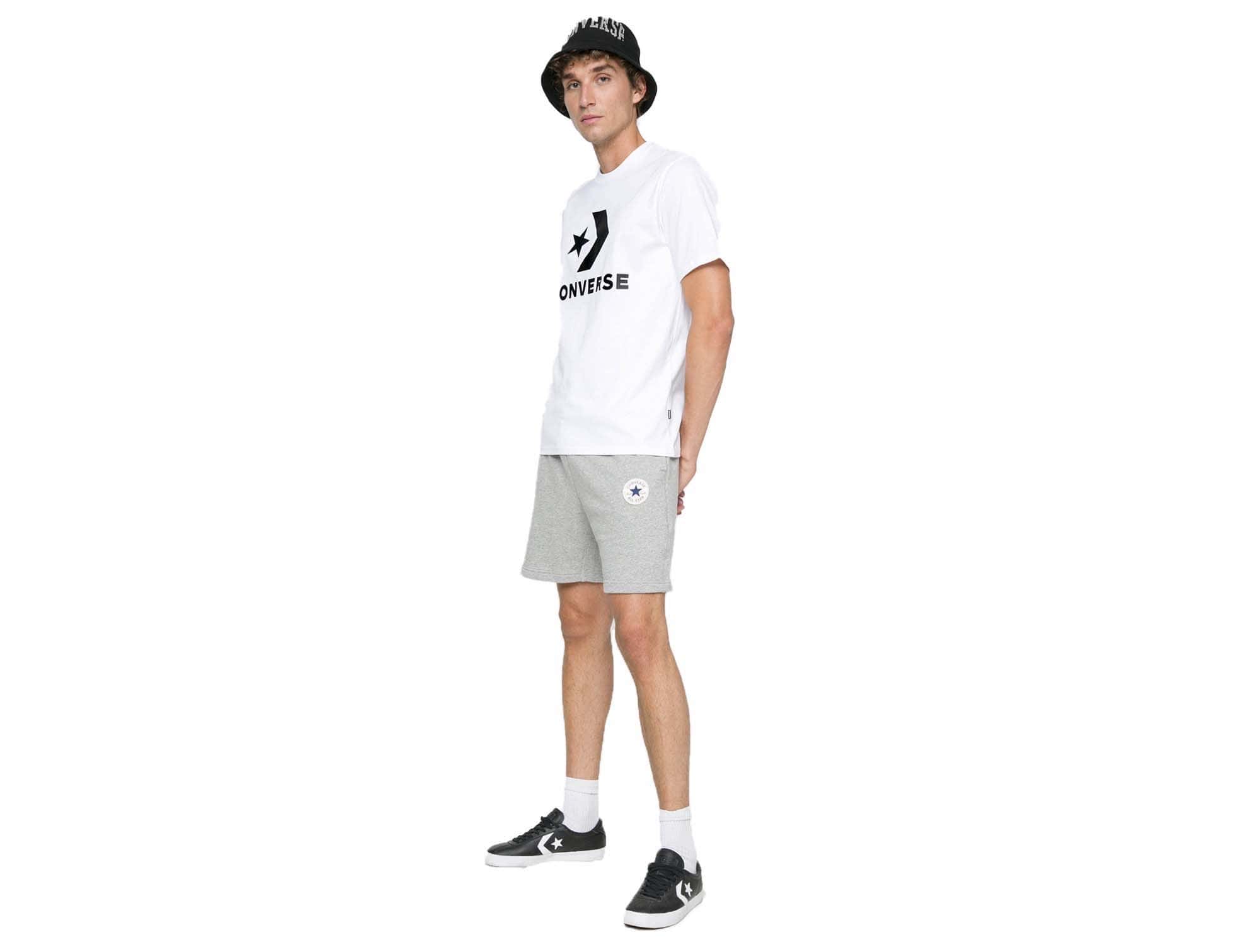 Polera Mc Converse Star Chevron Hombre Blanco