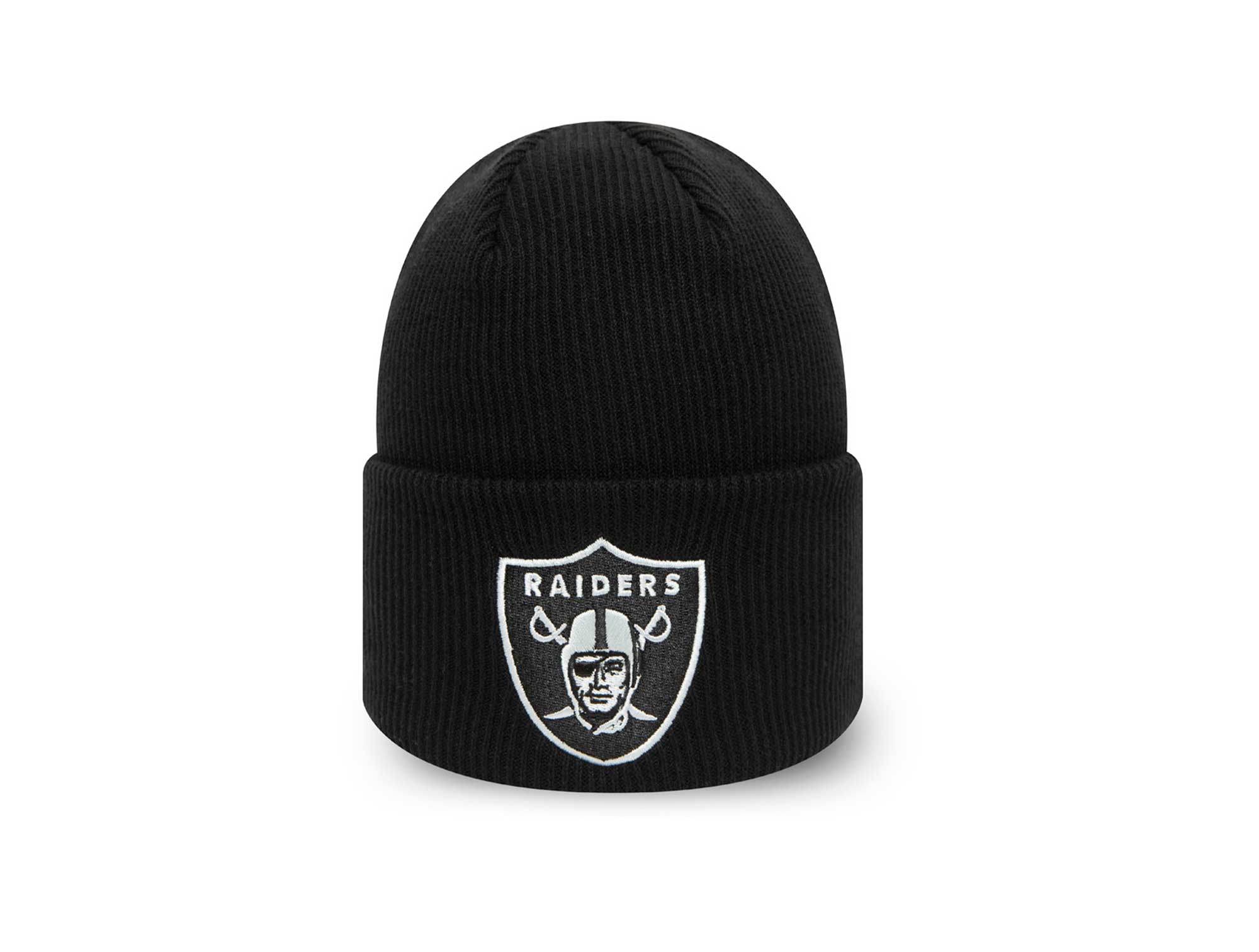 Beanie New Era Nfl Knit Medium Oakland Raiders Hombre Negro