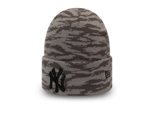 Beanie New Era Mlb Knit Medium New York Yankees Unisex Gris