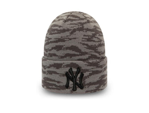 Beanie New Era Mlb Knit Medium New York Yankees Unisex Gris