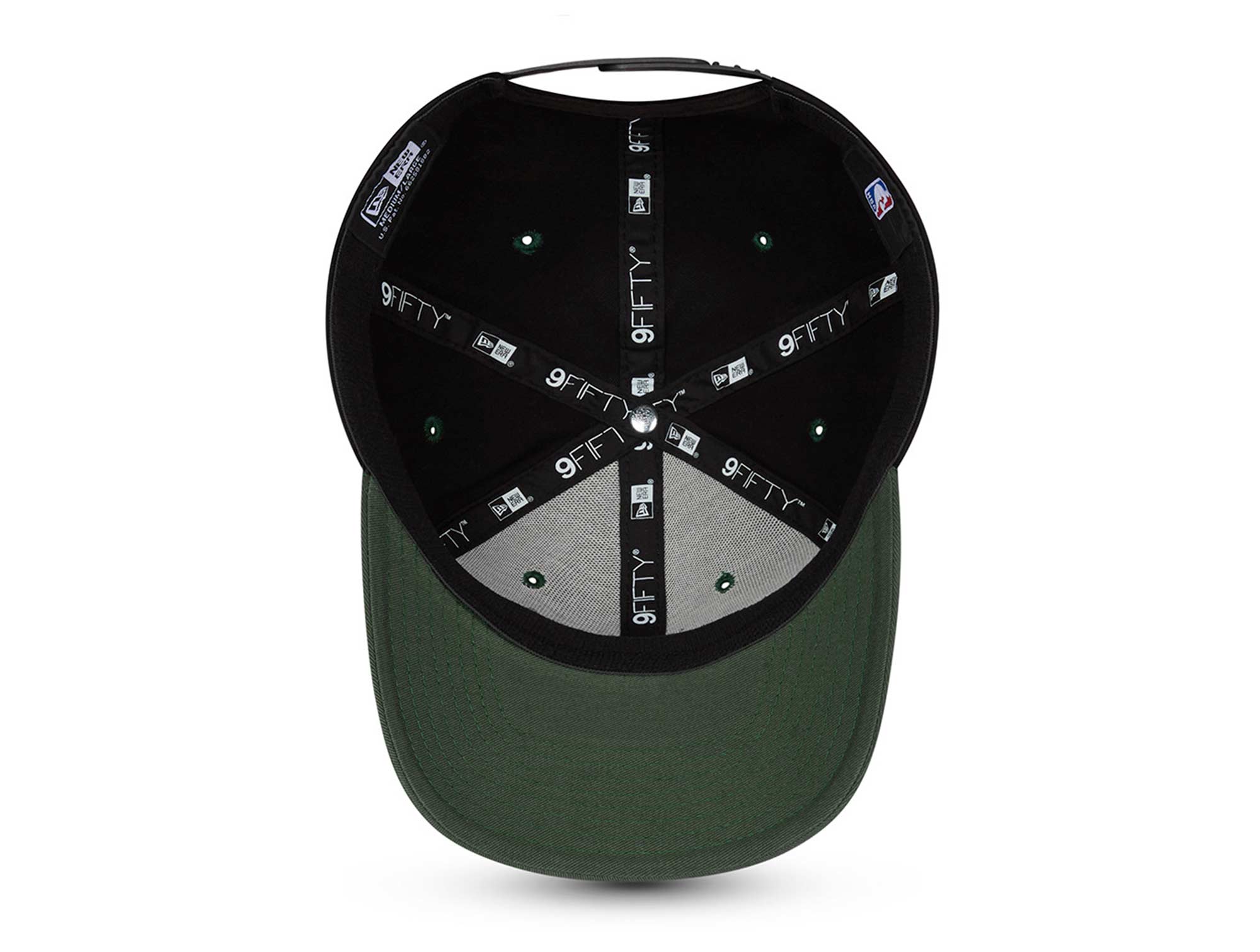 Jockey New Era Nba Team 9Fifty Milwaukee Bucks Unisex Negro