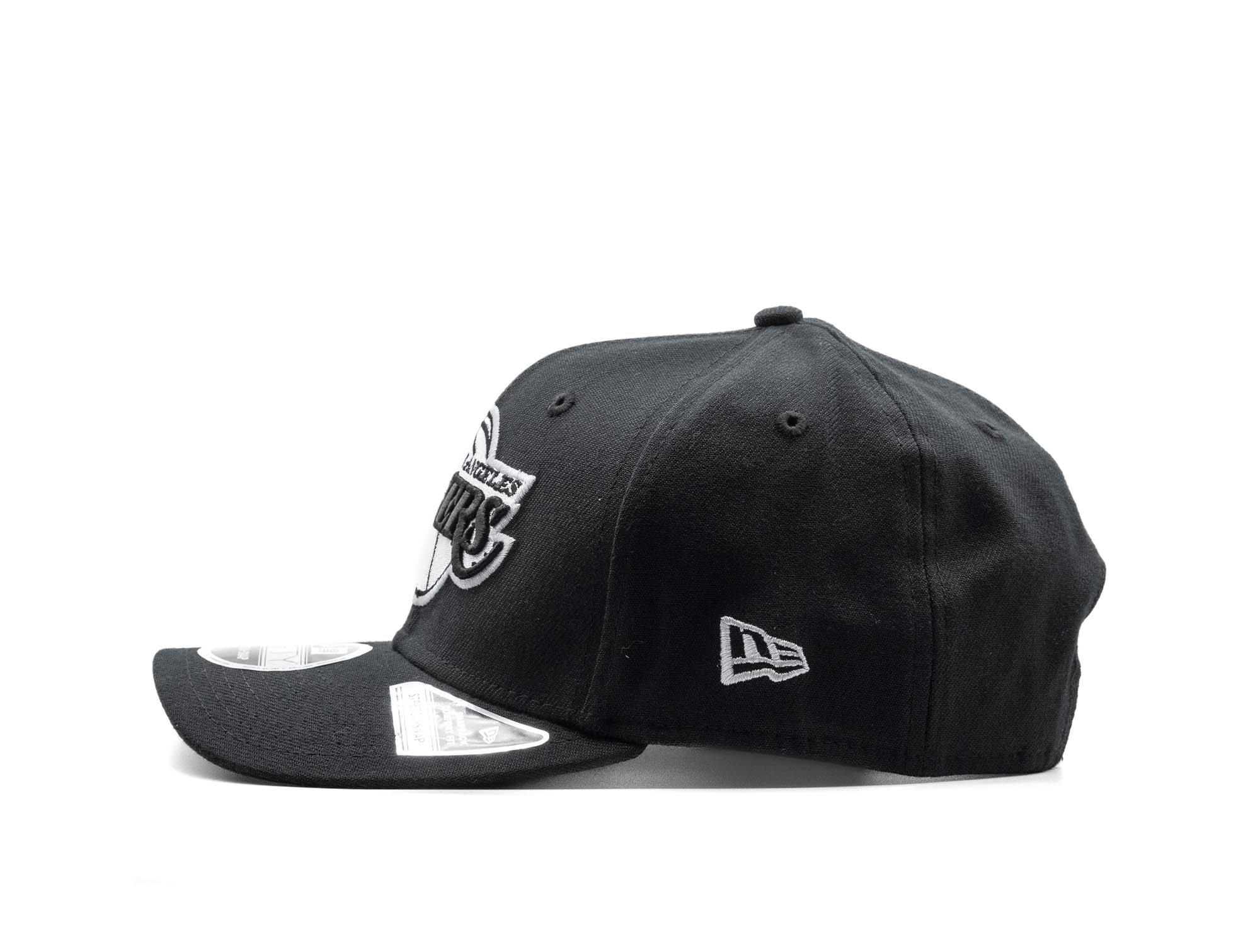 Gorra curva negra snapback 9FIFTY Stretch Snap de Los Angeles Dodgers MLB  de New Era