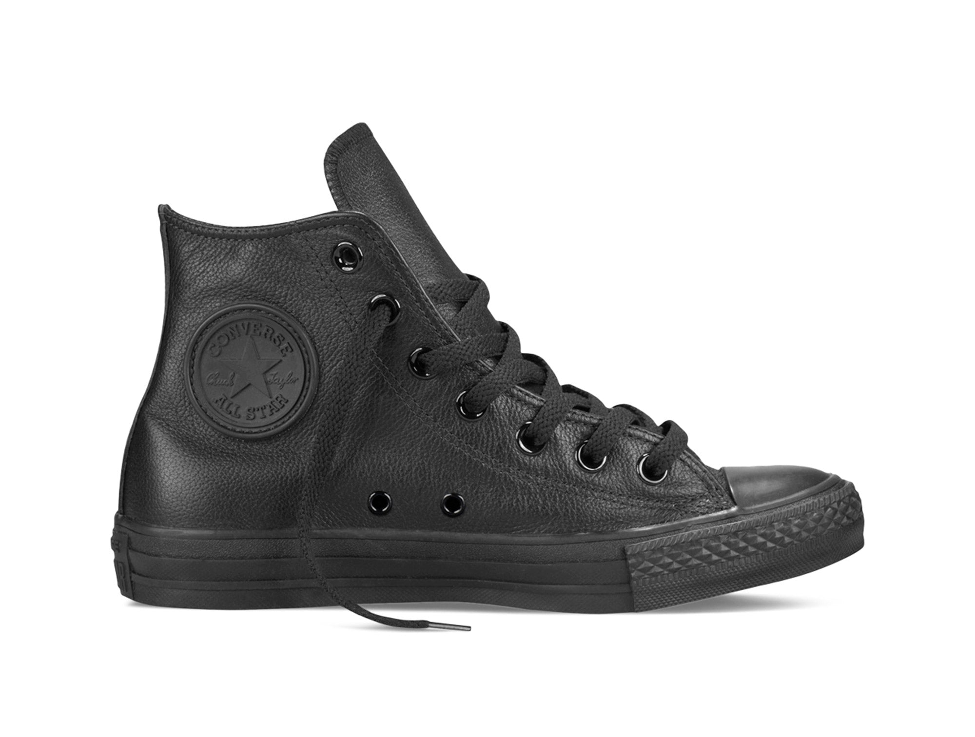 Zapatilla Converse Chuck Taylor Hi Cuero Hombre Negro