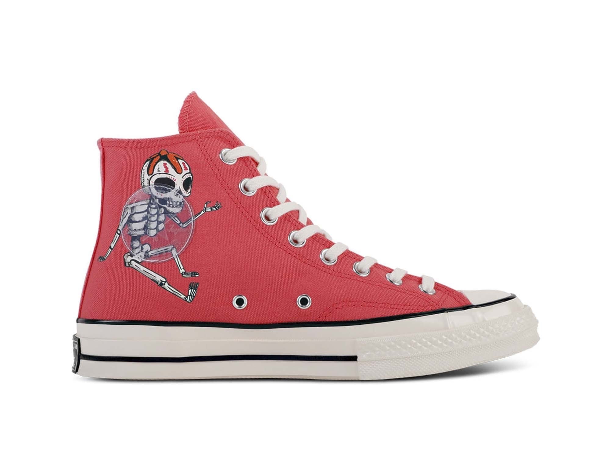 Zapatilla Converse Chuck 70 (Dia De Los Muertos) Mujer Rosado