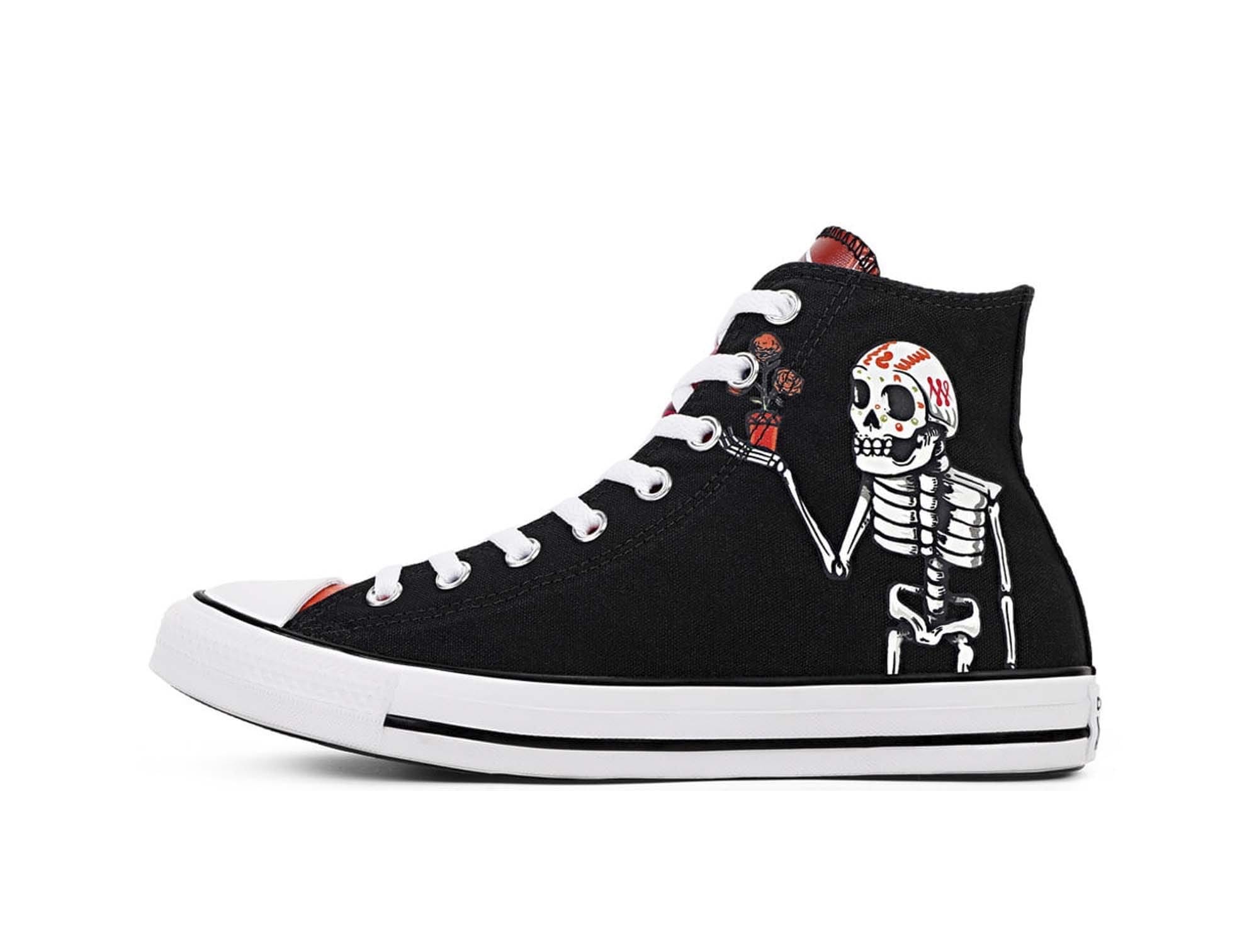 Zapatilla Converse Chuck Taylor HI (Dia De Los Muertos) Unisex Negro